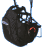 The Paragliding harness - so comfortable.